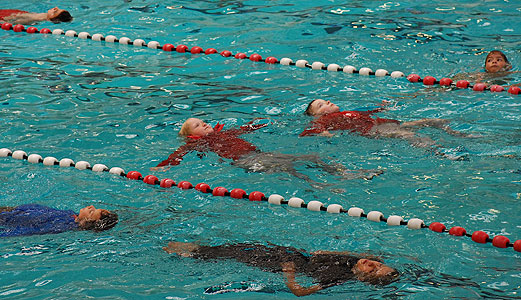 swim text